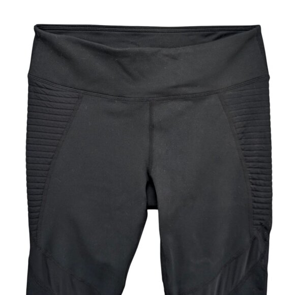 Fabletics Salar Statement Powerhold Leggings Womens Black Stretch Pants Size S - Picture 4 of 12